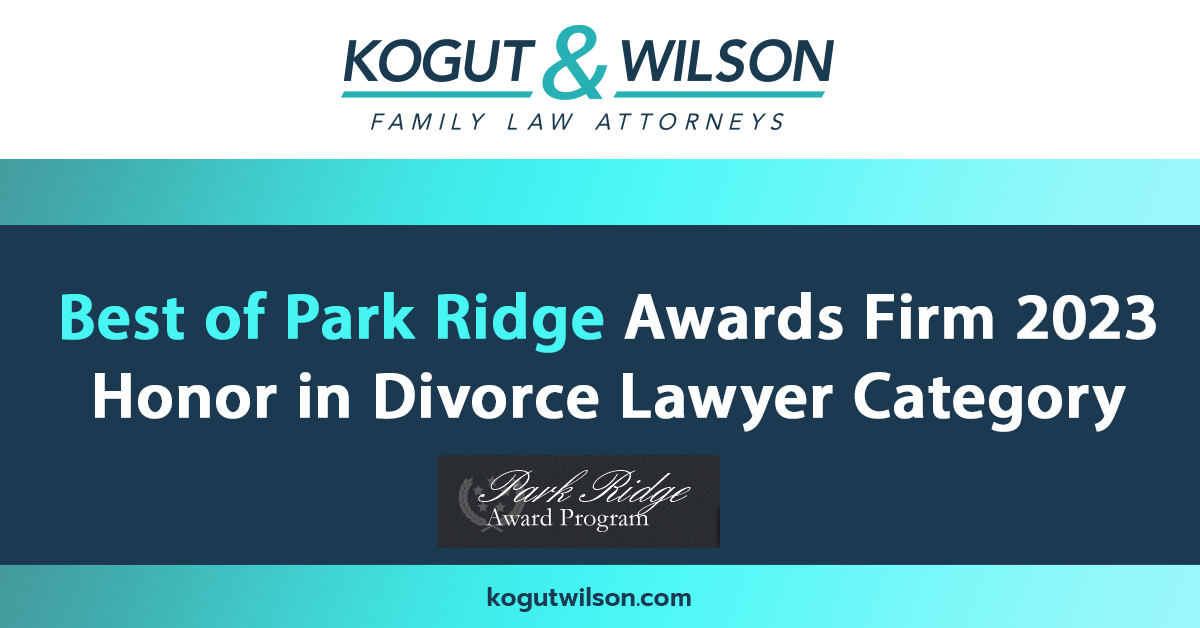 Kogut & Wilson Receives 2023 Best of Park Ridge Award in Divorce Lawyer