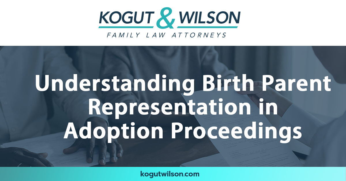 Birth Mother and Father Representation in Uncontested Adoption